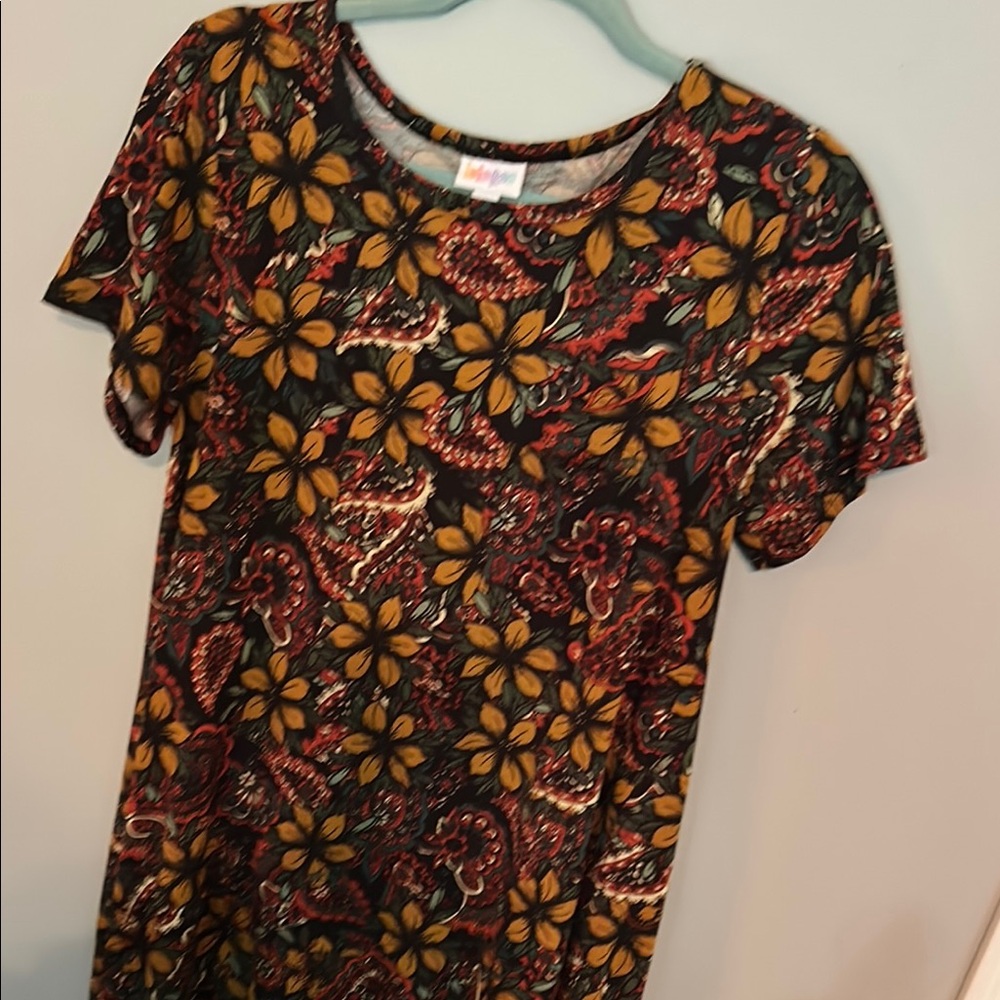 LulaRoe Floral Short Sleeve Dress